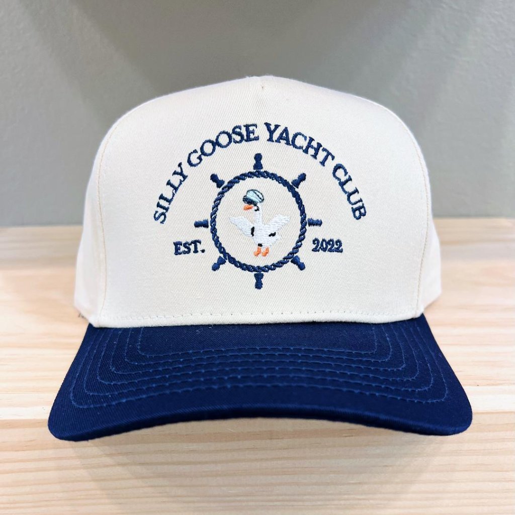 Silly Goose Yacht Club Hat  Funny Lake Day Cap Funny Hat Yacht Club Energy
